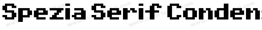 Spezia Serif Condensed Regular D字体转换